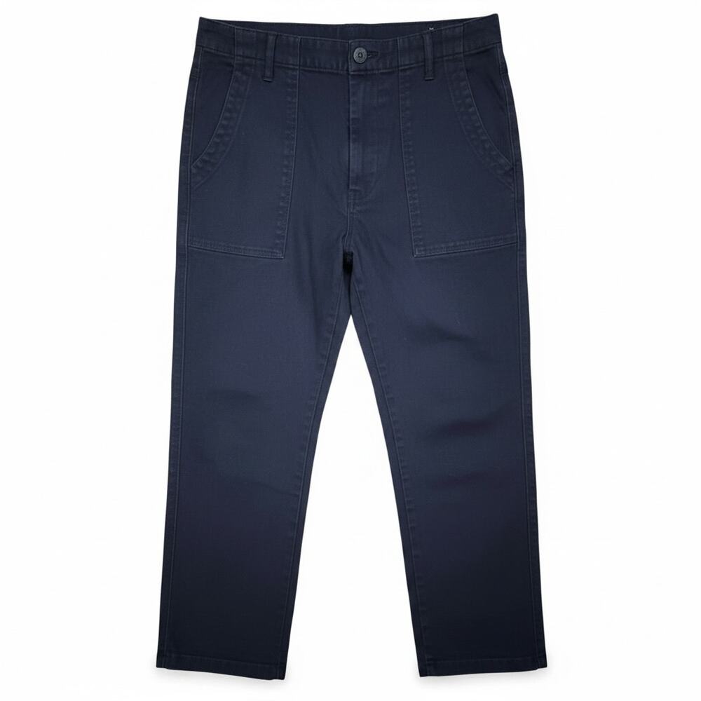 Zara Military Navy Blue Men's 30 Army Fatigue Utility Straight Leg Pants